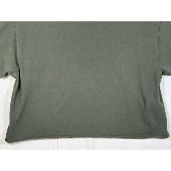Smokey Bear Official License Cropped T Shirt Olive Green Women’s Large - Picture 16 of 16
